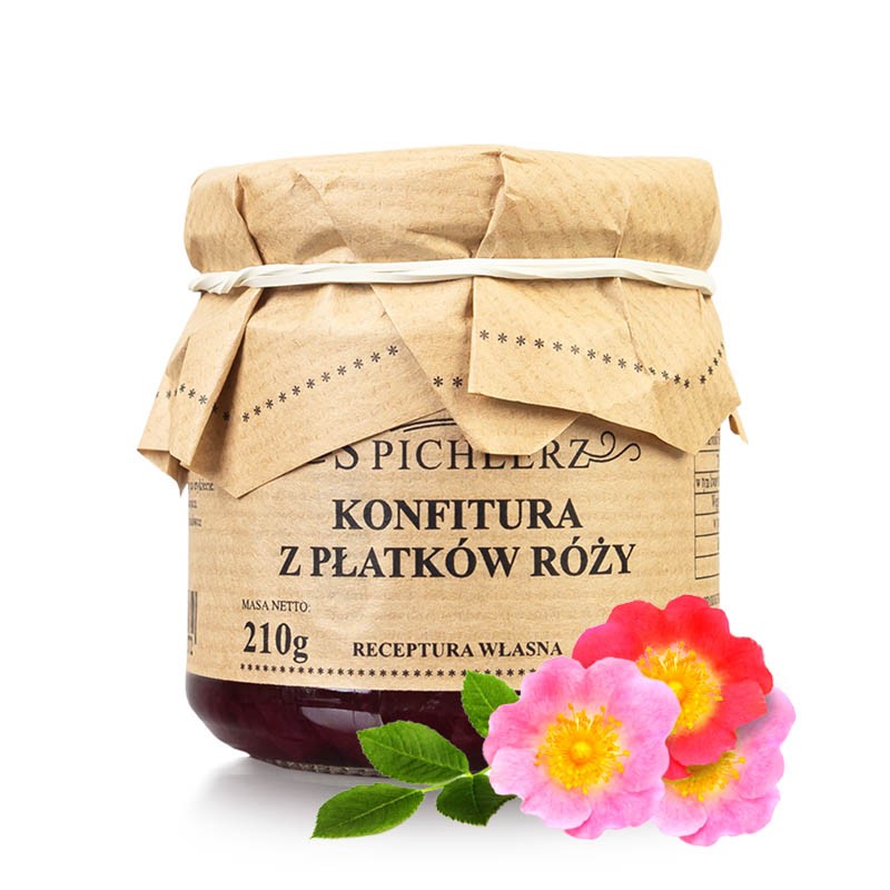 Konfitura z płatków róży 210g Spichlerz