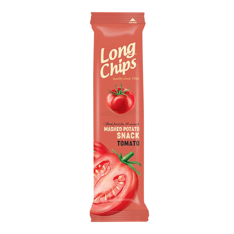 Chipsy ziemniaczane długie o smaku pomidorowym 75g Long Chips