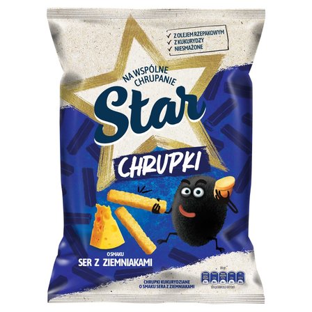 Chrupki kukurydziane o smaku sera z ziemniakami 125g Star